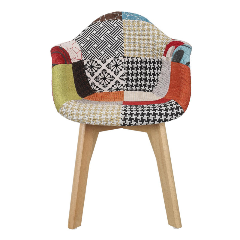 Lot de 2 Fauteuils Patchwork Enfant Home Deco Factory