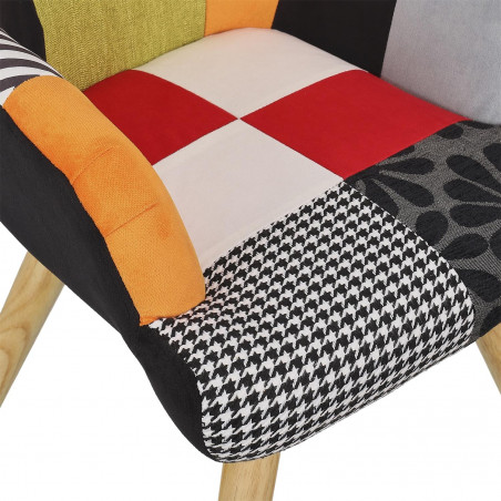 Lot De 2 Fauteuils Helsinki Patchwork Enfant