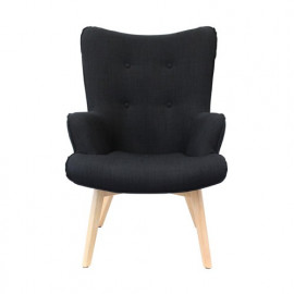 Fauteuil Helsinki Noir Design Patchwork 2