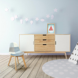 Lot De 2 Chaises Enfant Leonie Bleu Home Deco Kids 2
