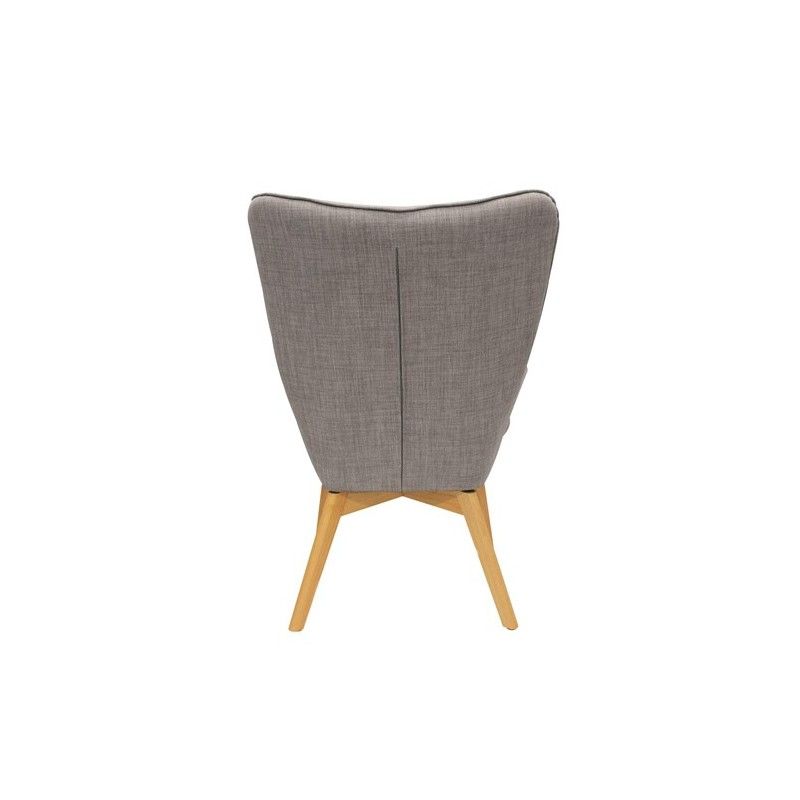 Fauteuil Helsinki Gris Design Patchwork