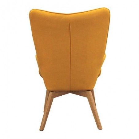 Fauteuil Helsinki Jaune Design Patchwork
