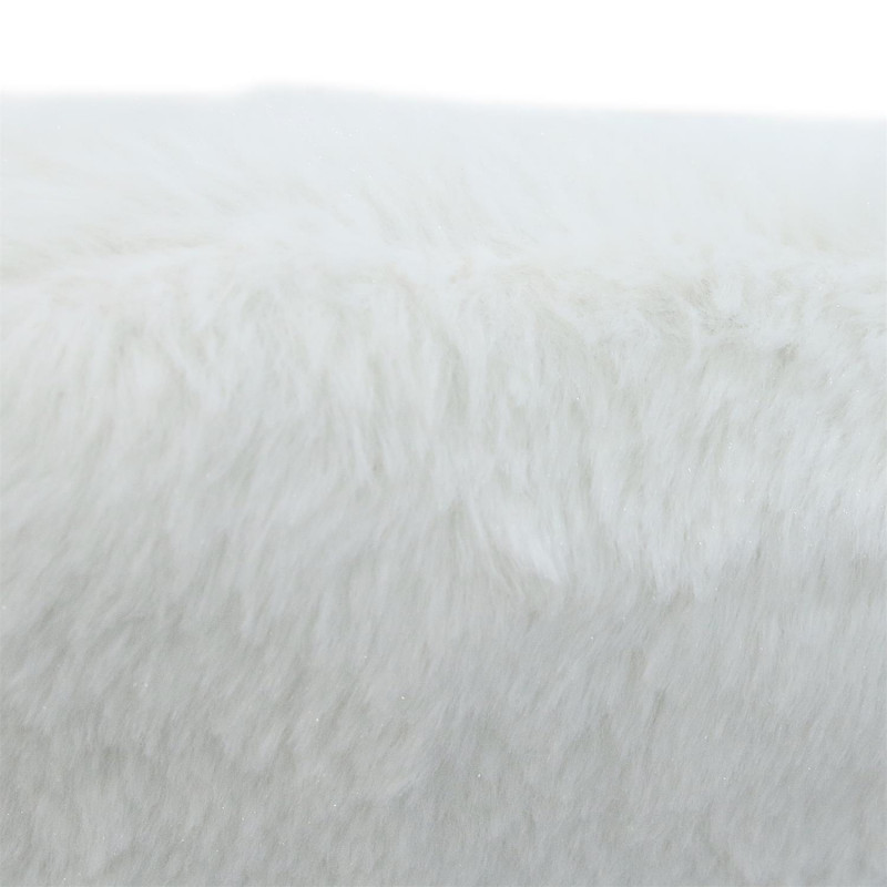 Lot De 2 Fauteuils Helsinki imitation fourrure Blancs