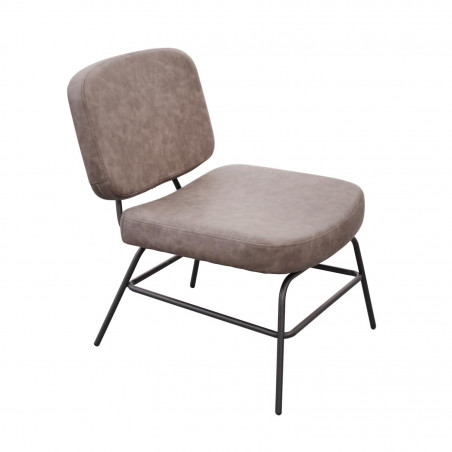 Lot De 2 Fauteuils Detroit Gris Home Deco Factory