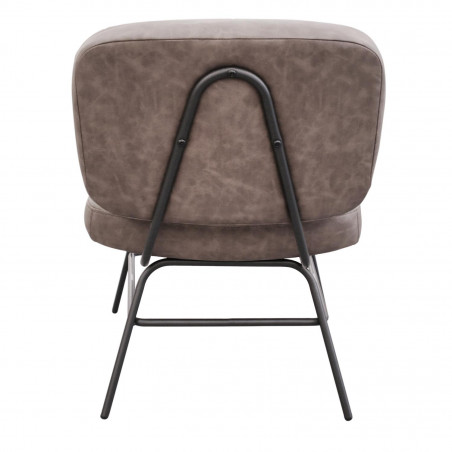 Lot De 2 Fauteuils Detroit Gris Home Deco Factory
