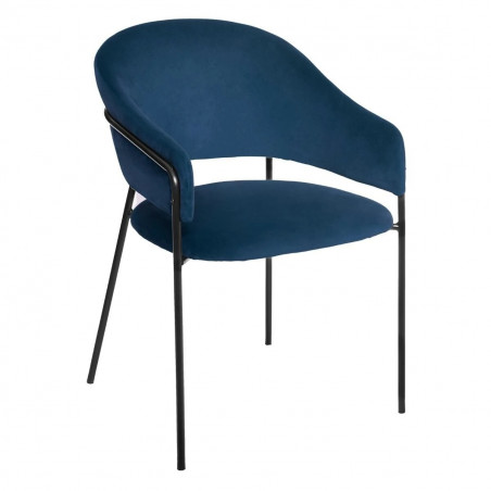 Lot De 2 Fauteuils Siron Bleus Atmosphera