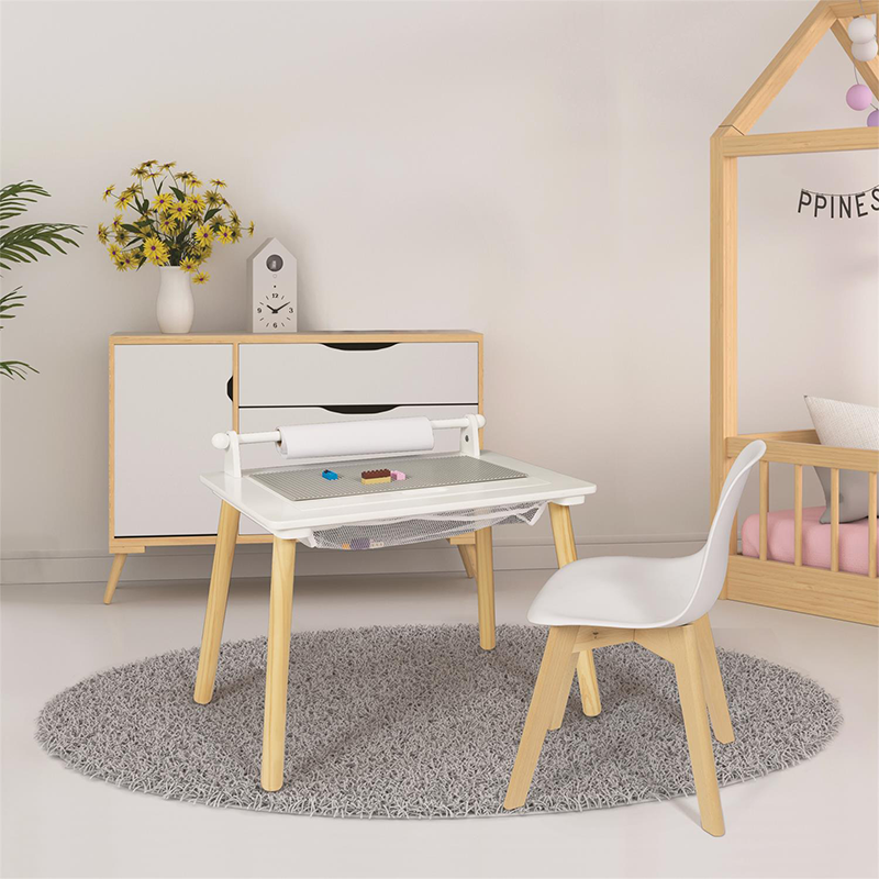 Bureau école maternelle 2 en 1 Compatible Brique Home Deco Kids