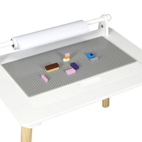 Bureau école maternelle 2 en 1 Compatible Brique Home Deco Kids