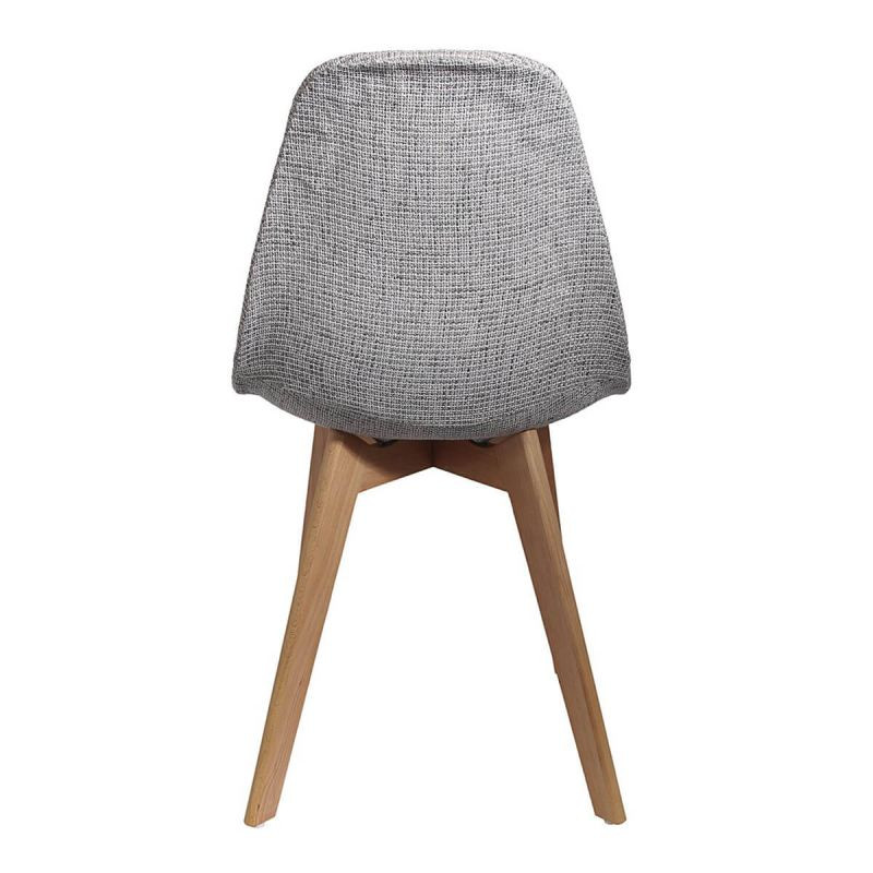 Lot De 6 Chaises Grosse Maille Grises Home Deco Factory