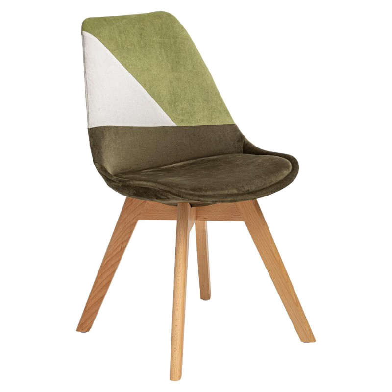 Lot de 8 Chaises diner BAYA MULTICOULEUR Atmosphera