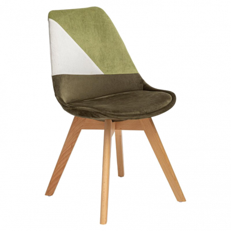 Lot de 8 Chaises diner BAYA MULTICOULEUR Atmosphera