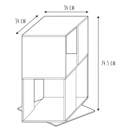 Bibliothèque Pour Enfant Tournante Graham Home Deco Kids