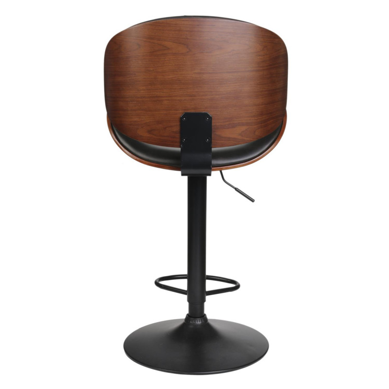 Chaise De Bar Reno Noire Home Deco Factory