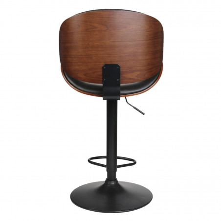 Chaise De Bar Reno Noire Home Deco Factory