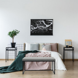 Banc Giulia Gris Velours Côtelé Home Deco Factory 2