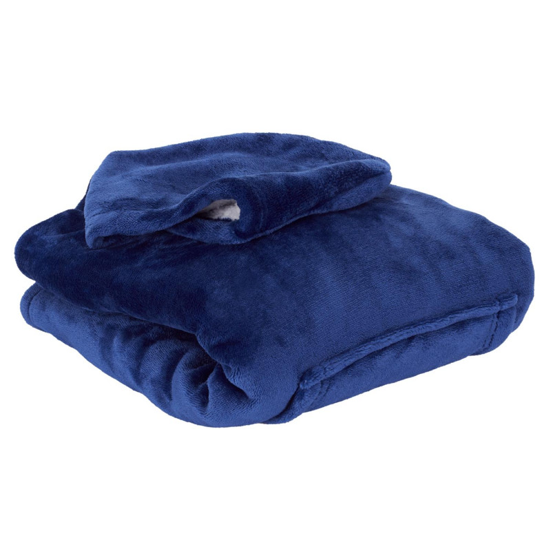 Plaid manche A Capuche Enfant Bleu Home Deco Kids
