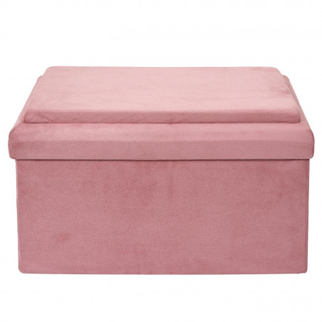 Coffre Banc Pliable Brique Rose Home Deco Kids