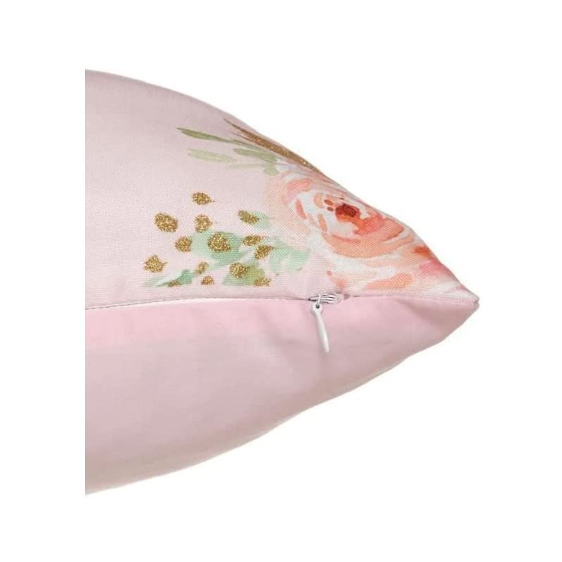 Coussin Licorne Rubans Rose Atmosphera