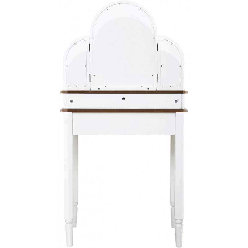 Coiffeuse 3 Tiroirs Solen Blanche Atmosphera