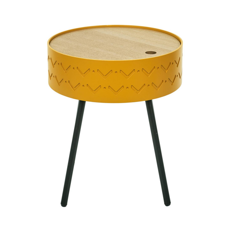 Table Coffre Eugenie Moutarde Home Deco Factory