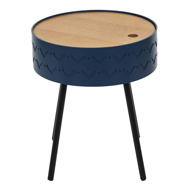 Table Coffre Eugenie Bleue Home Deco Factory