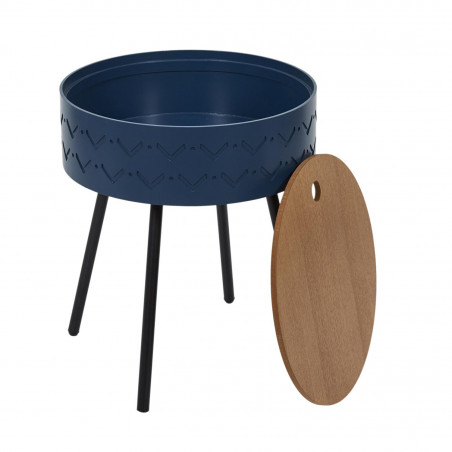Table Coffre Eugenie Bleue Home Deco Factory