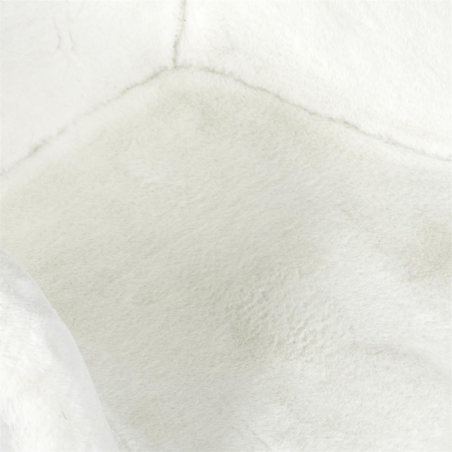 Fauteuil Enfant Fourrure Blanc Home Deco Kids