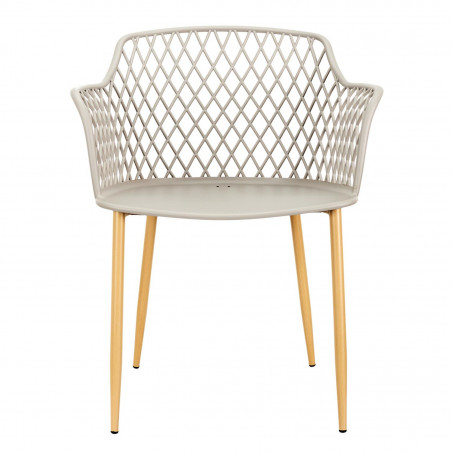 Lot De 2 Fauteuils Extérieur Malaga Taupe Home Deco Factory