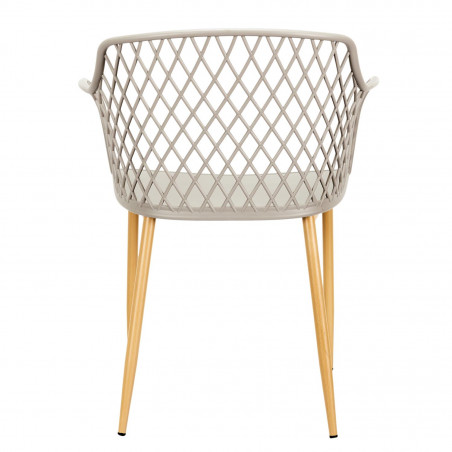 Lot De 2 Fauteuils Extérieur Malaga Taupe Home Deco Factory