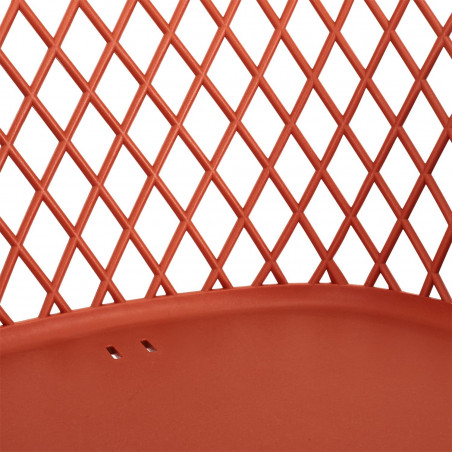 Lot De 4 Fauteuils Extérieur Malaga Terracotta Home Deco Factory