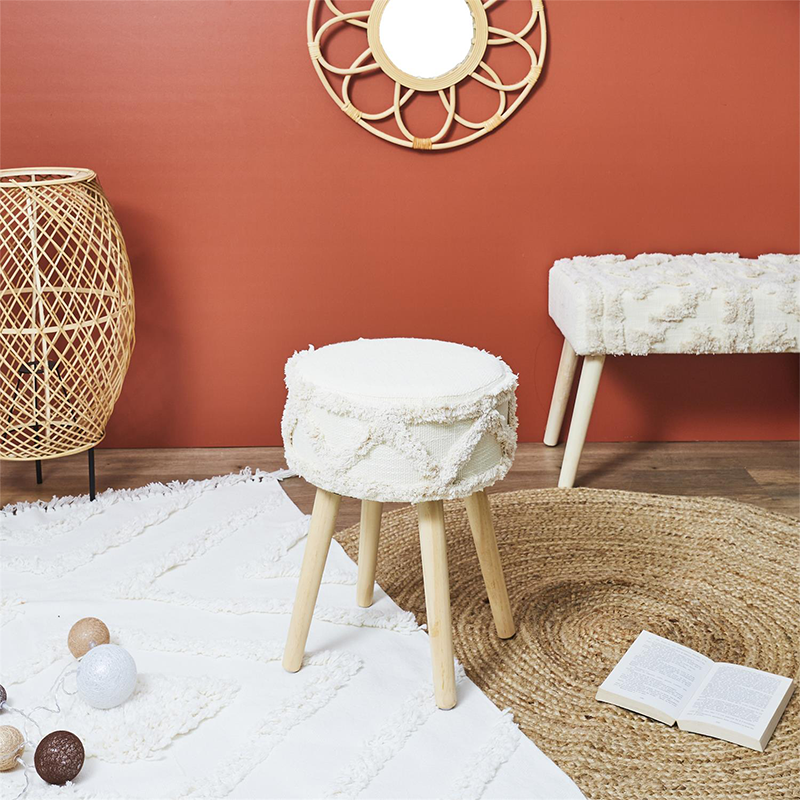 Tabouret Mirage Beige Home Deco Factory