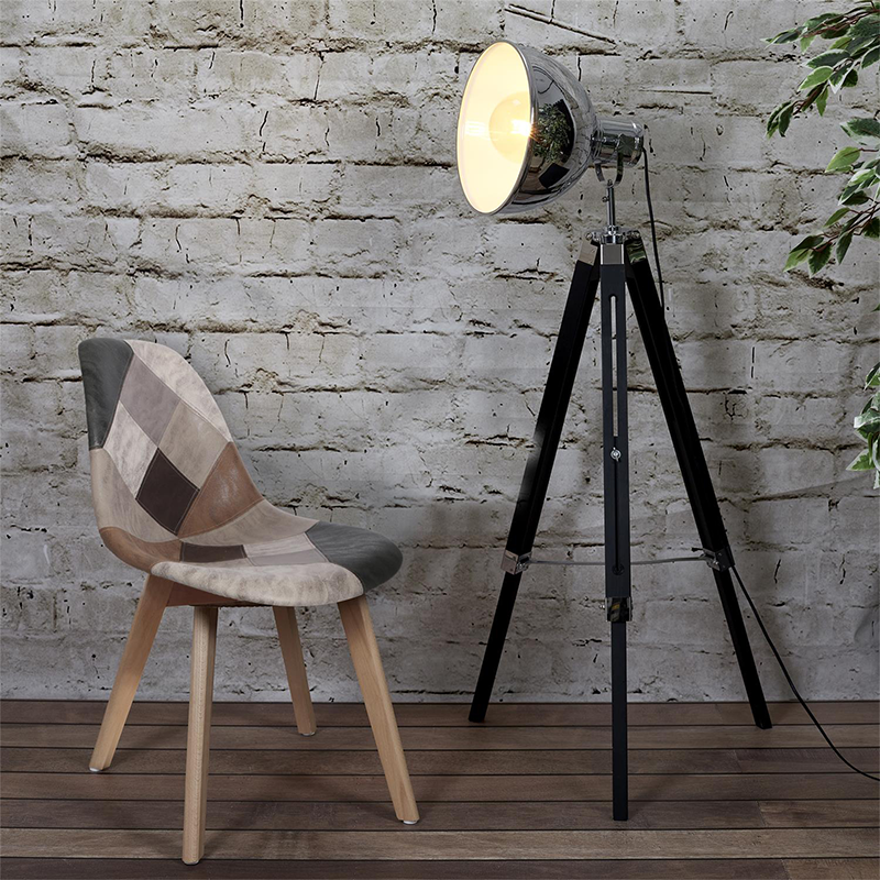 Lot De 2 Chaises Patchwork PU Home Deco Factory