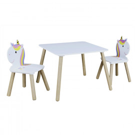 Chambre Enfant Fille Bibliothèque Table Chaises Atmosphera 2