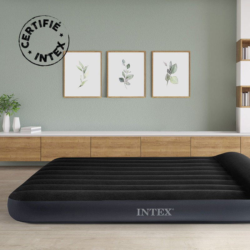Matelas électrique gonflable Pillow Rest Classic 2 places Intex