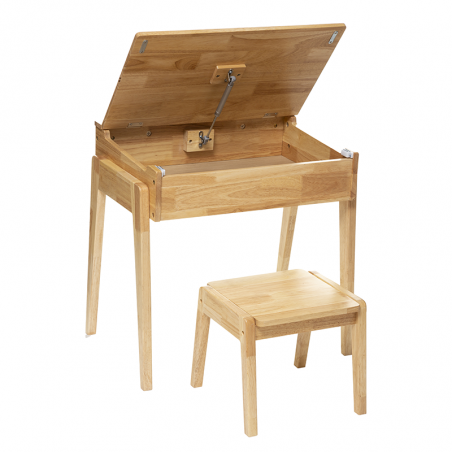 Pupitre Avec Tabouret Robin En Bois Atmosphera