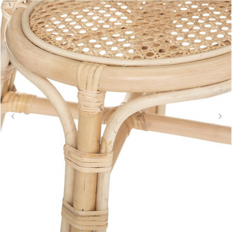 Chaise Rotin En Bois Atmosphera