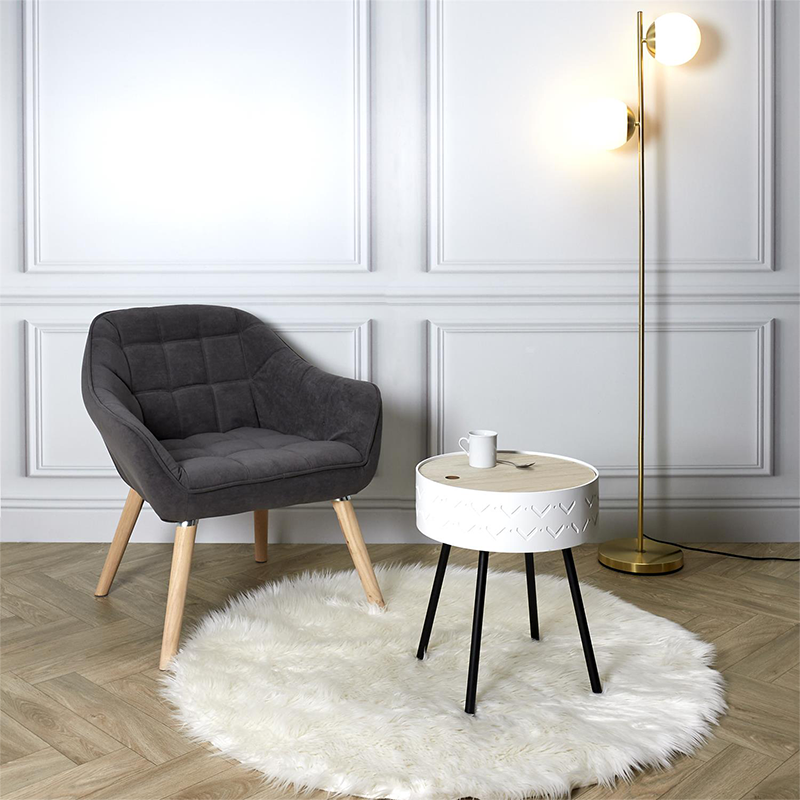 Table Coffre Eugenie Blanc Home Deco Factory