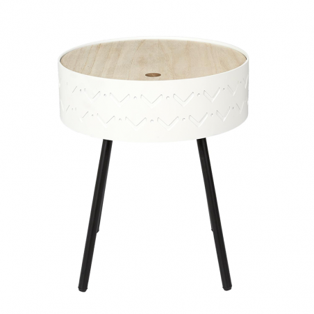 Table Coffre Eugenie Blanc Home Deco Factory