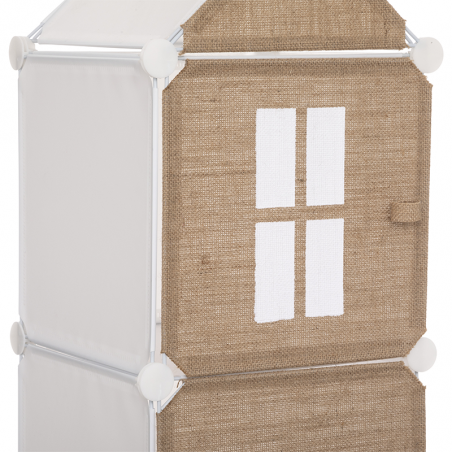 Meuble De Rangement Colonne Jute Atmosphera