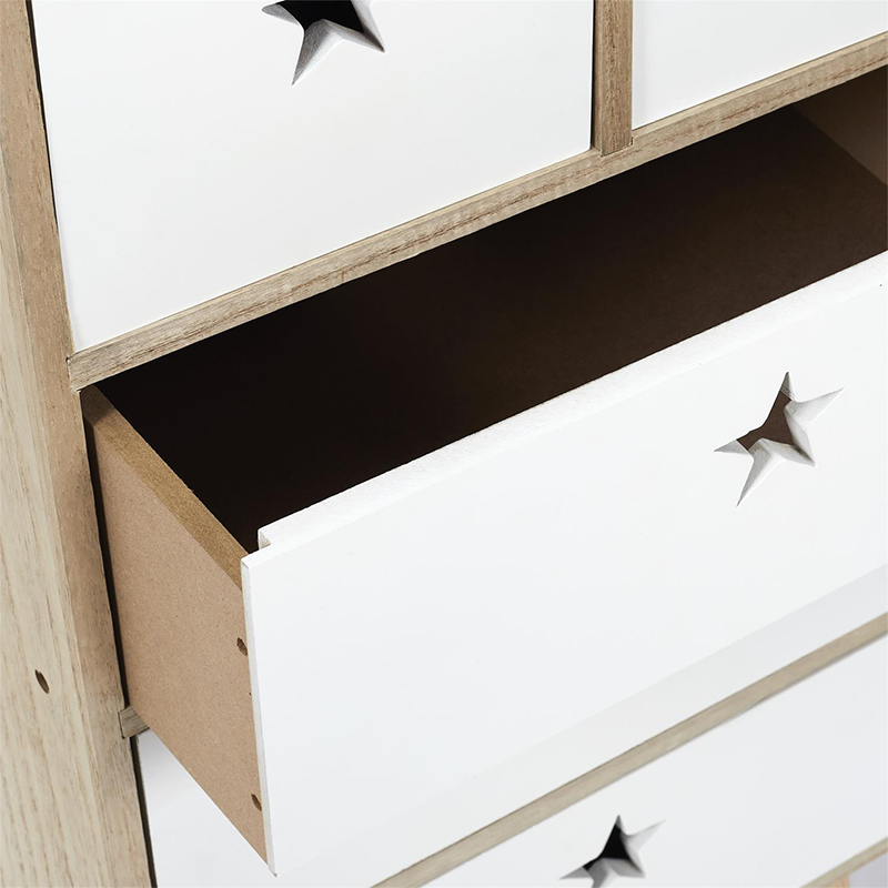 Chiffonnier Like A Star Blanc Home Deco Kids