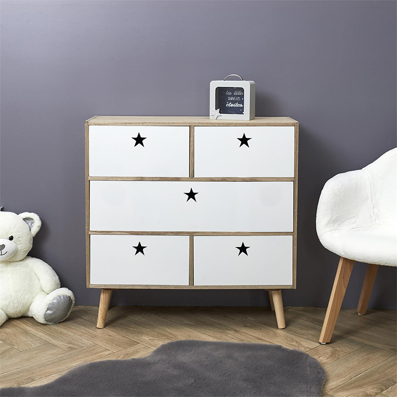 Commode Like A Star Blanc Home Deco Kids