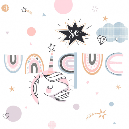 Parure de lit enfant Licorne Rose Atmosphera for kids