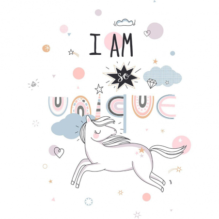 Parure de lit enfant Licorne Rose Atmosphera for kids