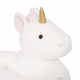 Fauteuil Peluche Licorne Blanc Atmosphera 2