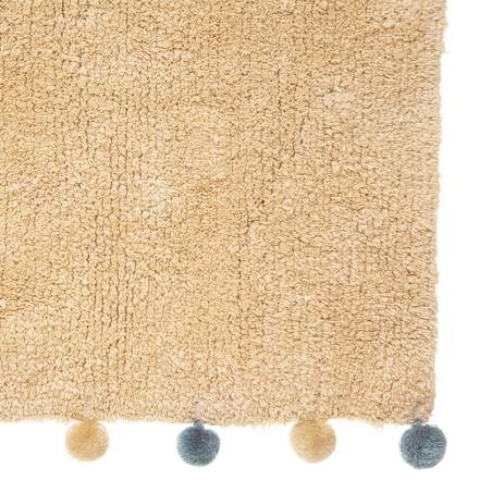 Tapis Enfant Coton Beige Atmosphera
