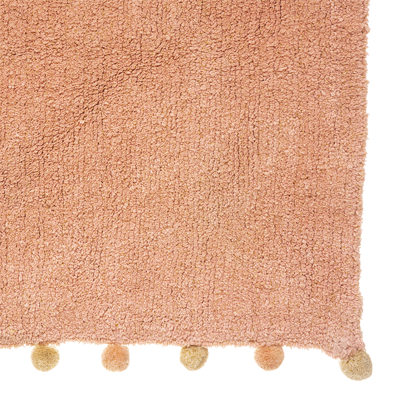 Tapis Enfant Coton Rose Atmosphera