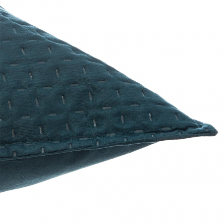 Dessus de lit deluxe Rose poudré 240x260 avec 2 taies 60 x 60