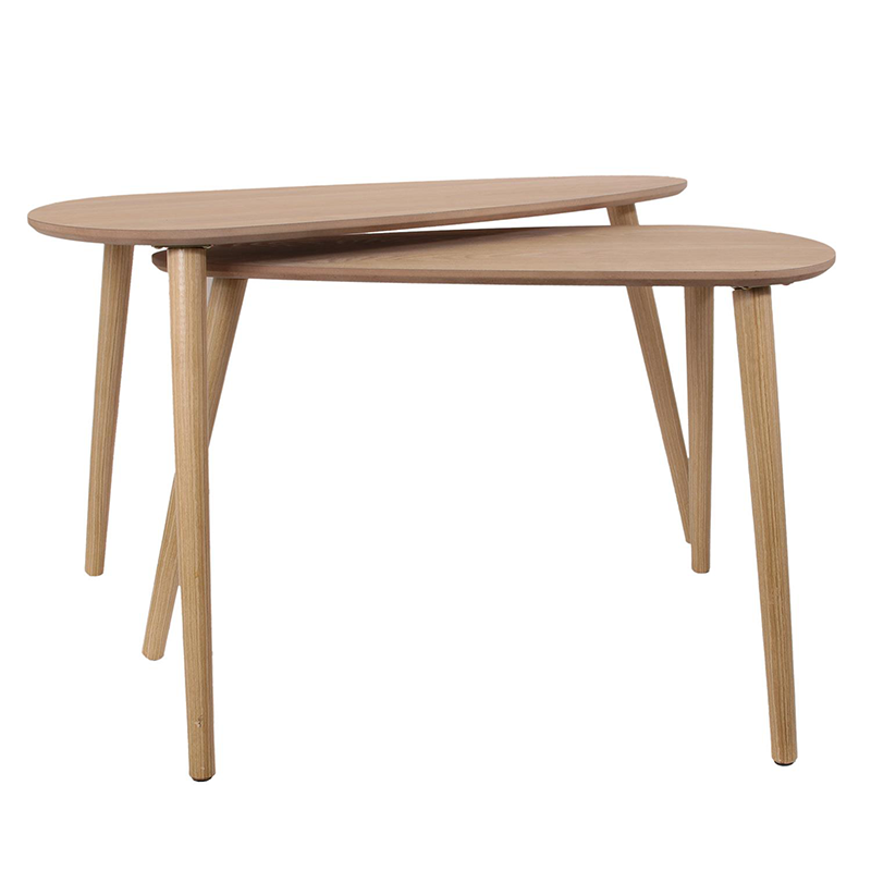 Lot De 2 Tables Gigogne Galet Home Deco Factory