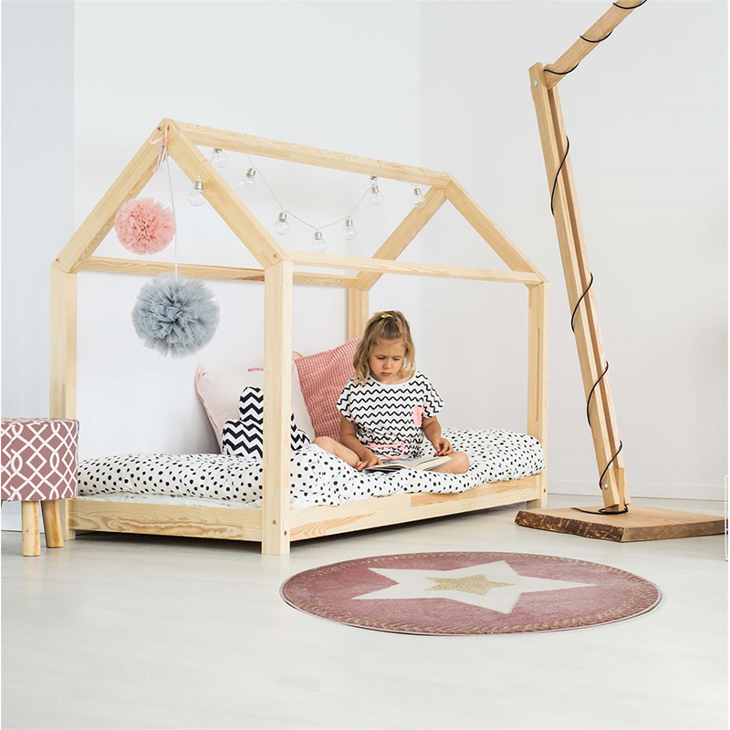 Tapis Rond Etoile Rose Home Deco Kids