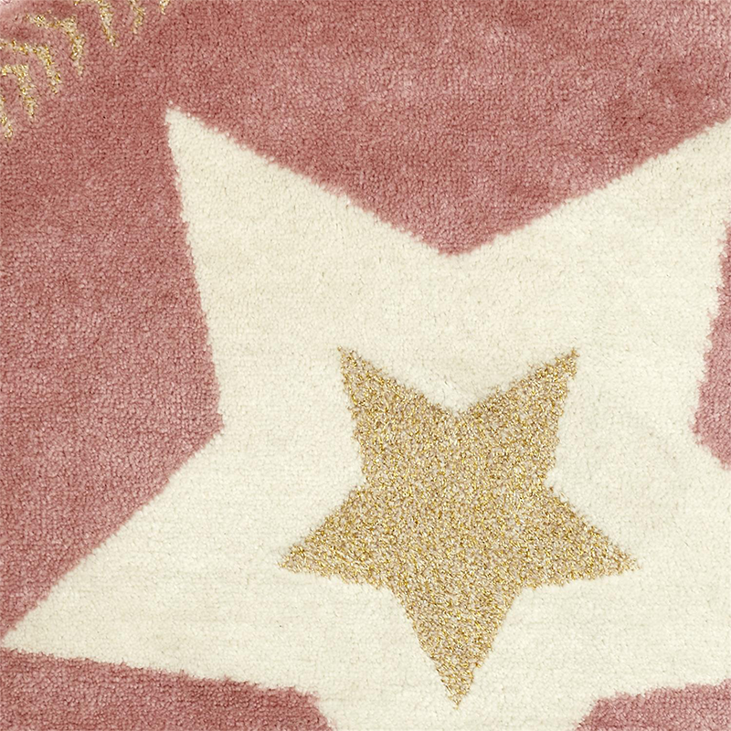 Tapis Rond Etoile Rose Home Deco Kids